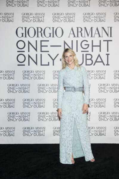 Mélanie Laurent au défilé de mode "Giorgio Armani - One Night Only" à Dubaï, le 26 octobre 2021
