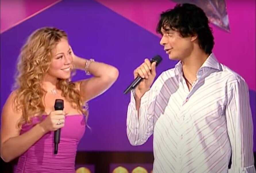 Lors de la saison 8 de la Star Academy, Mariah Carey réconforte le candidat Georges Alain, intimidée par la chanteuse pop sur scène.