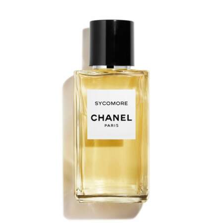 Eau de Parfum Sycomore, Collection Les Exclusifs, Chanel 185 € les 75ml, sur chanel.com