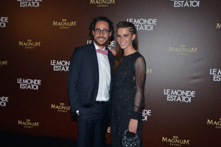 Thomas Hollande et Emilie Broussouloux à Cannes le 12 mai 2018