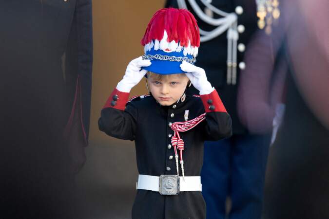 Le prince Jacques de Monaco lors de la Fête Nationale le 19 novembre 2020