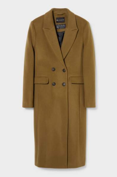 Manteau en laine vierge italienne mélangée, C&A, 99,99€