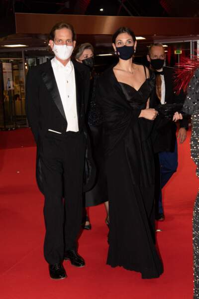 Andrea Casiraghi et sa femme Tatiana Santo Domingo à Monaco, le 19 novembre