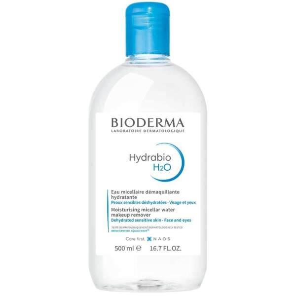 Eau micellaire Hydrabio H2O, Bioderma, 12,90 € en pharmacies et parapharmacies
