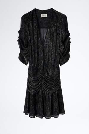 Robe courte drapée à la taille, Zadig & Voltaire, 495€