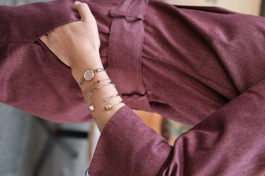 La Montre SILA, ses bracelets interchangeables et ses accessoires précieux