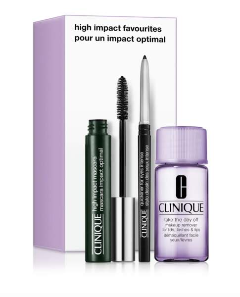 Coffret High Impact Mascara, Clinique, 25,50€ en parfumerie, grands magasins et sur clinique.fr