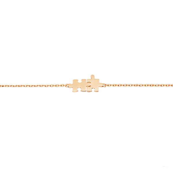 Bracelet en or rose, Mini-Puzzle, Akillis, 980 €

