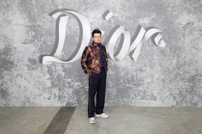 Asa Butterfield au défilé Dior Hommes Automne-Hiver 2021/2022