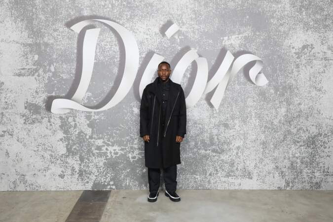 Caleb Femi au défilé Dior Hommes Automne-Hiver 2021/2022