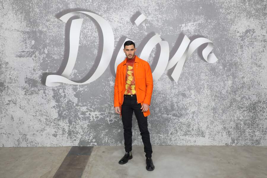 Alejandro Speitzer au défilé Dior Hommes Automne-Hiver 2021/2022