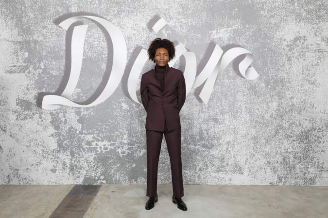 Benjamin Clementine au défilé Dior Hommes Automne-Hiver 2021/2022