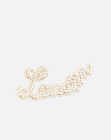 Boucle d'oreille Lanvin Handwriting en perles de cristal, Lanvin, 190€