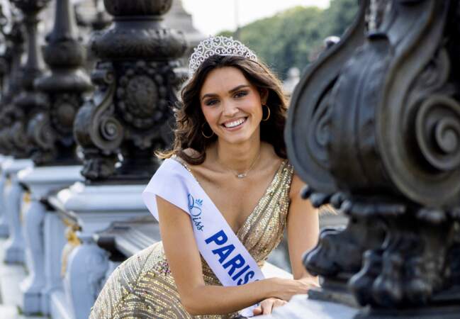 Miss Paris 2021, en séance photo. 