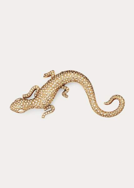 Broche gecko ornée de cristaux
Enregistrer dans les favoris, Ralph Lauren Collection, 500€