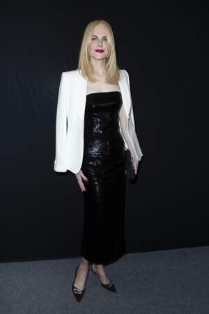Nicole Kidman lors du défilé Haute couture Giorgio Armani Privé à Paris en 2019
