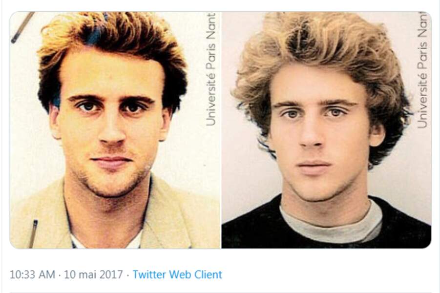 L'époux de Brigitte Macron avait les cheveux châtains