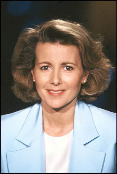 Claire Chazal, en 1992.