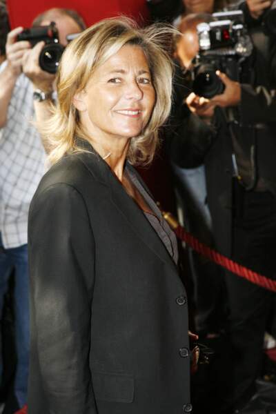 Claire Chazal lors de la conférence de presse de rentrée de TF1 à l'Olympia, à Paris, le 29 août 2007.