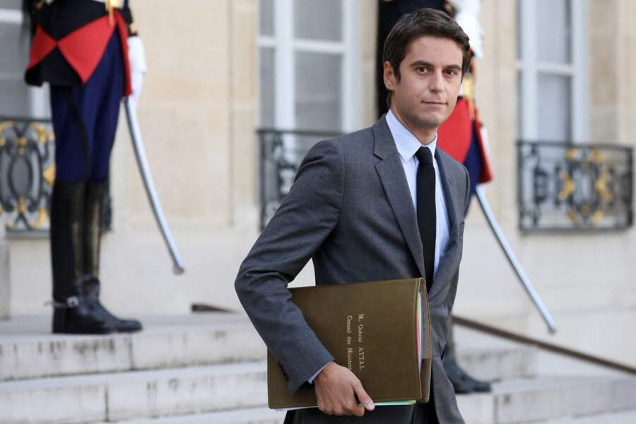 Gabriel Attal, le 13 octobre 2021, au palais de l'Elysée, à Paris. 