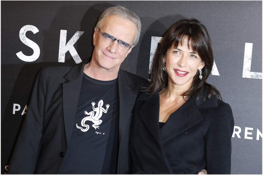 Christophe Lambert et Sophie Marceau, à a Paris, le 24 Octobre 2012.