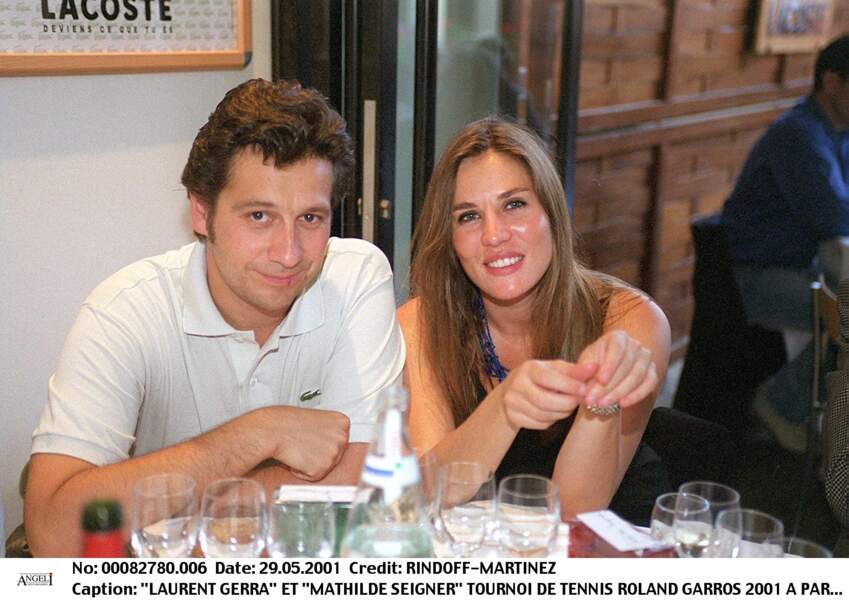 Laurent Gerra et Mathilde Seigner se sont séparés en 2001