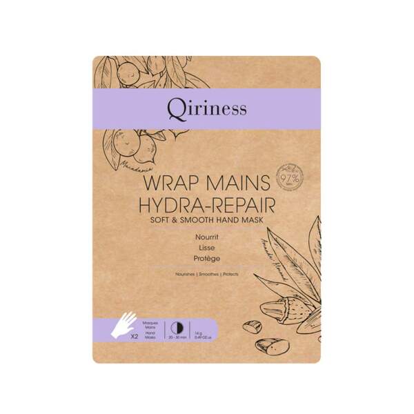 Wrap Mains Hydra-Repair, Qiriness, 5,90 € sur qiriness.com