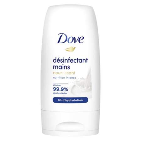 Désinfectant Mains Nourrissant, Dove, 50 ml, 1,66 €, en grande distribution