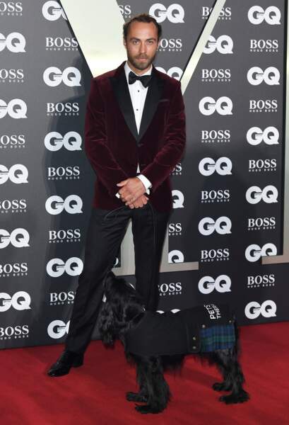 James Middleton, le frère de la duchesse de Cambridge, lors de la soirée "GQ Men of the Year" Awards à Londres, en septembre 2019. 