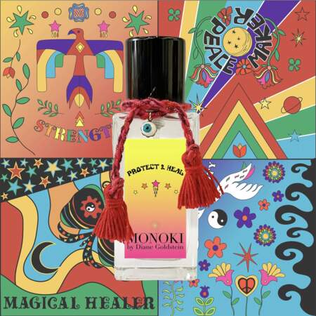 Eau de parfum Protect & heal, Monoki by Diane Goldstein, 30 ml, 100€ sur monoki.fr