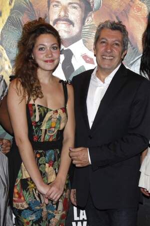 Louise Chabat et son père Alain Chabat à la première de Marsupilami.