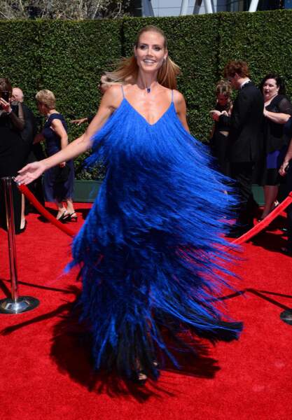 Heidi Klum lors des Emmy Awards 2014
