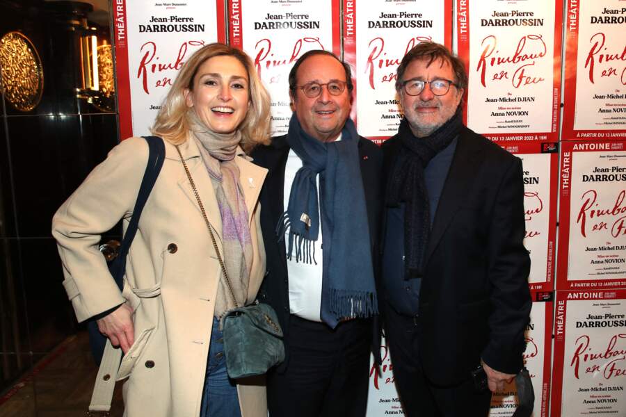 Le couple Julie Gayet et François Hollande ravi d'avoir leurs places pour "Rimbaud en feu"