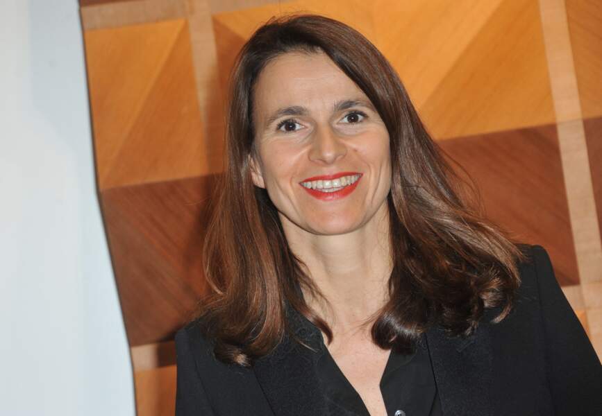 Aurelie Filippetti lors de la soirée d'inauguration de la FIAC au Grand Palais, a Paris, le 23 octobre 2013, l'année des ses vacances à l'île Maurice