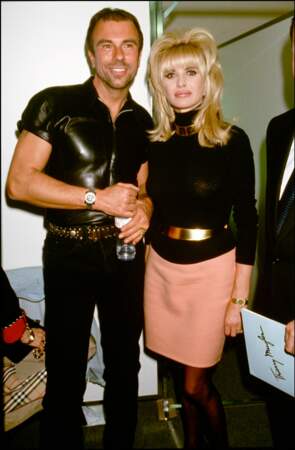 Thierry Mugler et Ivana Trump en 1992