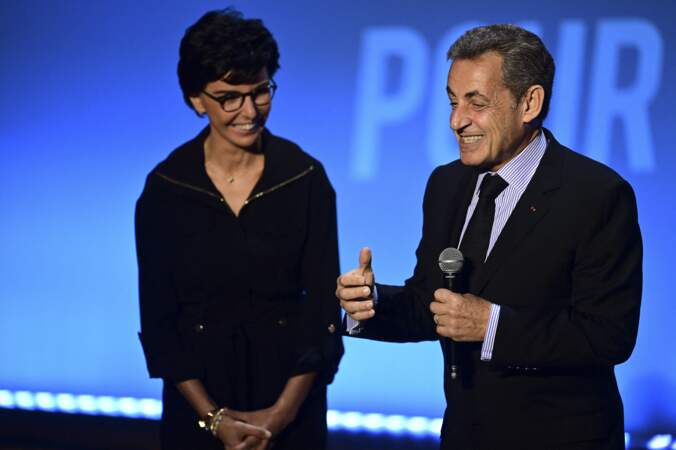 Rachida Dati et Nicolas Sarkozy (2020)