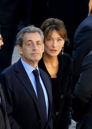 Carla Bruni Sarkozy et son époux (2018)