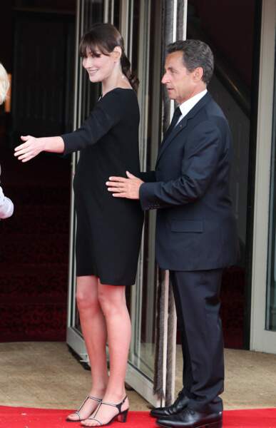 Carla Bruni, enceinte de la fille de Nicolas Sarkozy (2011)