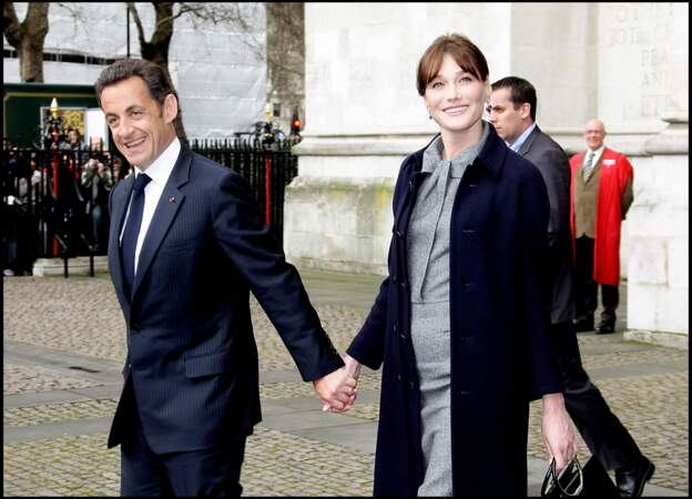Carla Bruni et Nicolas Sarkozy (2008)