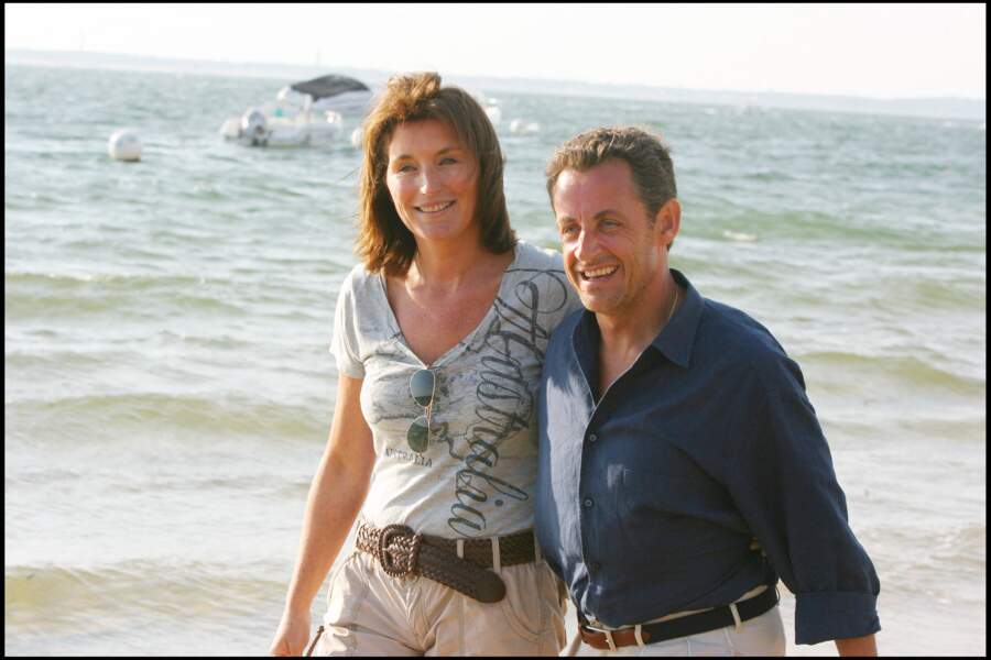 Cécilia Ciganer et et son ex mari Nicolas Sarkozy (2006)