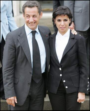 Rachida Dati, l'ancienne porte-parole de Nicolas Sarkozy (2007)