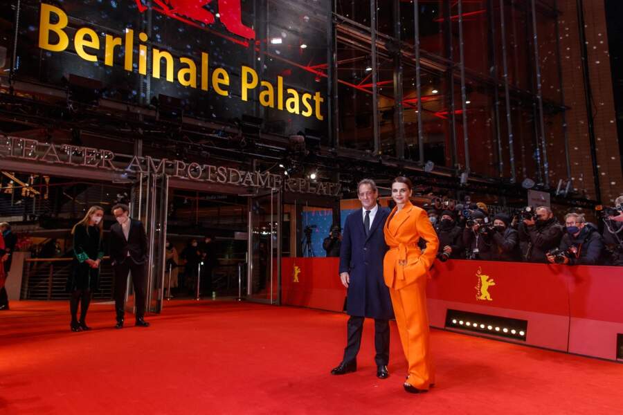 La projection du film de Claire Denis avait lieu à la "Berlinale Palast", le 12 février 2022.