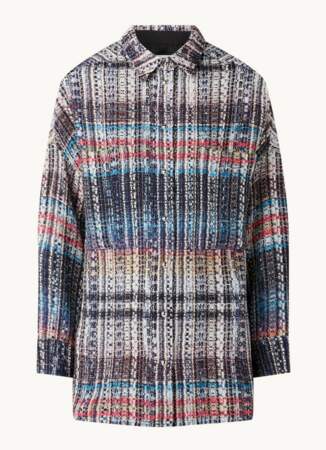Chemisier Rosal en tweed avec poches poitrine, Iro disponible sur debijenkorf.fr, 545€