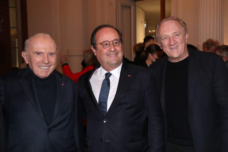 François Pinault, François Hollande et François-Henri Pinault 
