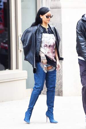 Rihanna à New York le 2 avril 2016