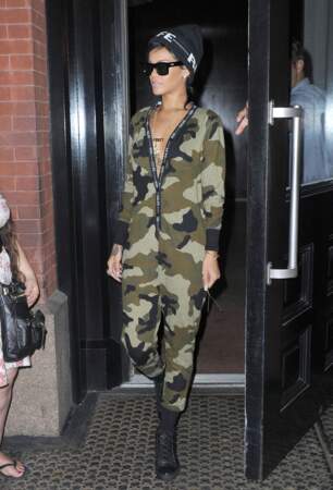 Rihanna à New York, le 27 aout 2013