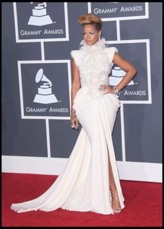 Rihanna aux Grammy Awards en 2010