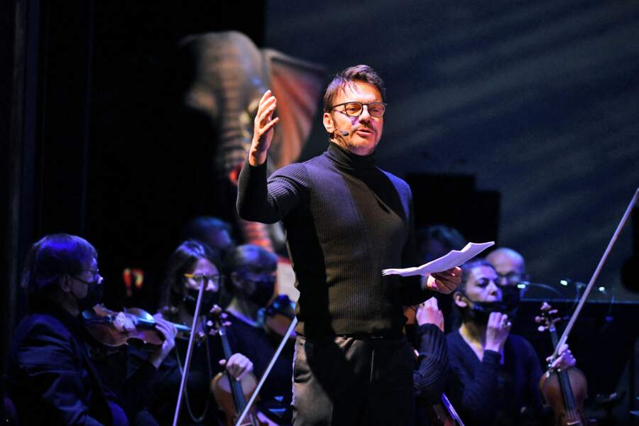 Samuel Le Bihan était sur scène au côté de l'orchestre philarmonique de Nice le 20 février 2022