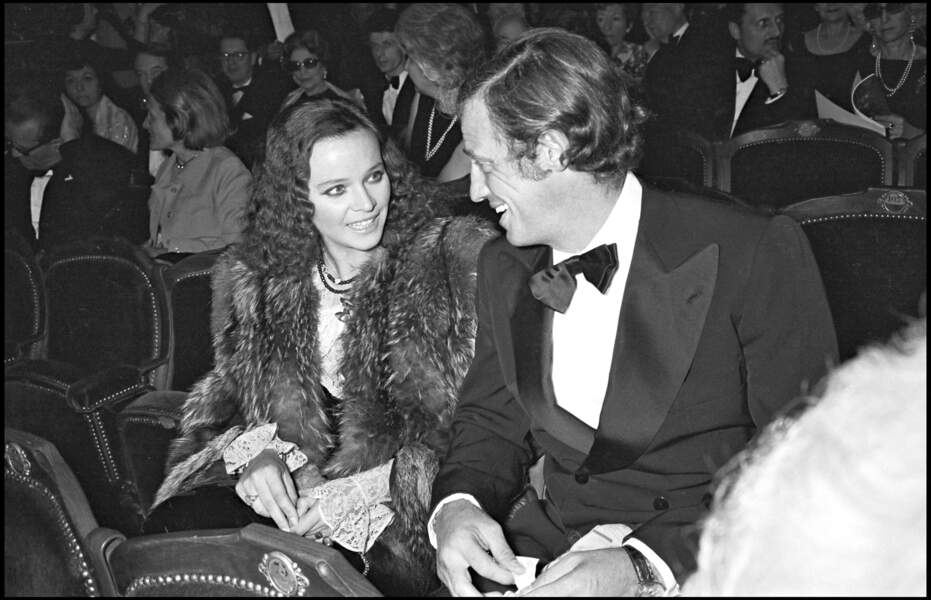 Jean-Paul Belmondo et Laura Antonelli au Festival de Cannes en 1974