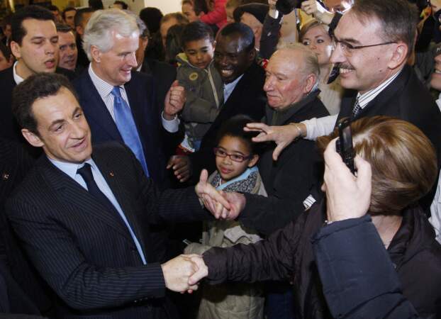 Nicolas Sarkozy au Salon de l'Agriculture le 23 février 2008
